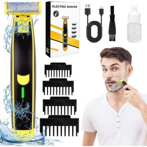 Volledig Lichaams Scheerapparaat: Nat en Droog Scheermes voor Mannen