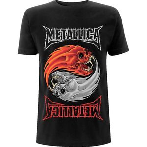 Metallica - Yin Yang Heren T-shirt - XL - Zwart