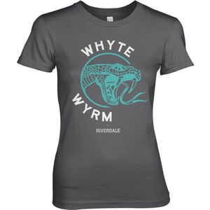 Riverdale Whyte Wyrm Girly Tee Damen T-Shirt Dark-Grey-S