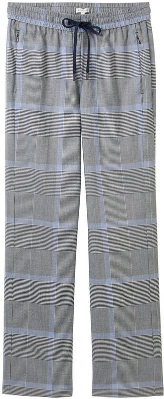 Tom Tailor Losse geruite broek met rechte pijp