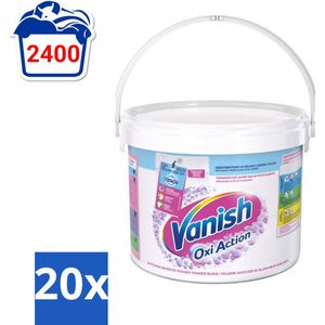 Vanish Oxi Action - Vlekkenverwijderaar - Wasbooster - Zonder Bleek - Witte Was - 1.12 Kg - Bulkverpakking - 20 stuks