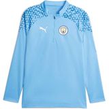 PUMA MCFC Training 1/4 Zip Top Heren Sporttrui - Blauw - Maat M