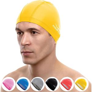 Badmuts voor Volwassenen en Kinderen - Zacht Elastisch Spandex - Zwembad - Zwemmen - AqtivAqua Swim Cap