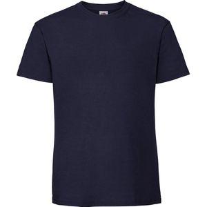 Fruit Of The Loom Mens Ringgesponnen Premium Tshirt (Marine)