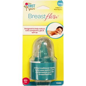 BreastFlow Spenen -Fase 2 - twee stuks - Voor BreastFlow fles