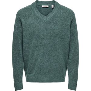 ONLY&SONS - ONSMOVE RLX BRUSHED V-NECK KNIT - Heren - Gebreide truien