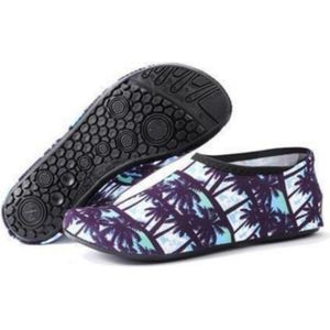 Rubberen strandschoenen met dikke zolen - maat M/(36-37) - schoenlengte 21-22 cm - dunne, ademende zwemschoenen - duikstrandschoenen - tennisschoenen - strandschoenen en sokken - blotevoeten, huidvriendelijke yogaschoenen en sokken