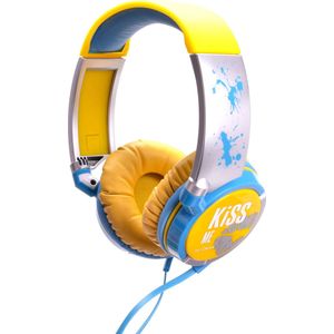 iDance Kiss Me KM 300 Blauw, Zilver, Geel Supraaural Hoofdband