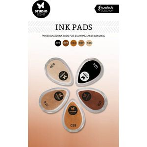 Ink pads waterbased Shades of brown - Essentials nr. 06