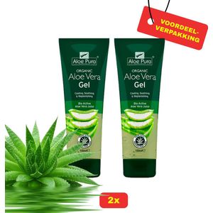2 x Aloe Pura Aloe Vera Gel 100ml - Voordeelverpakking