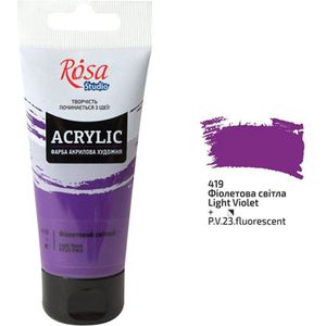 Rosa Studio Acrylverf 75 ml 419 Light Violet