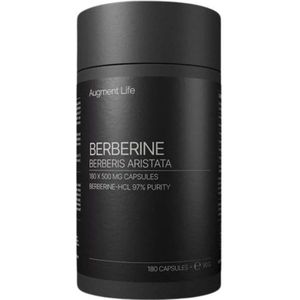 Berberine Capsules - 500 mg - Zwarte Peper Extract - 180 Stuks