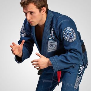 Hayabusa Goorudo 3 Gold Weave Jiu Jitsu Gi - blauw - maat A2