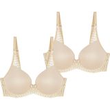 TRIUMPH - Aura Spotlight - BH - Crème - Full Cup - 2 Pack