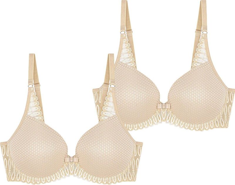 TRIUMPH - Aura Spotlight - BH - Crème - Full Cup - 2 Pack