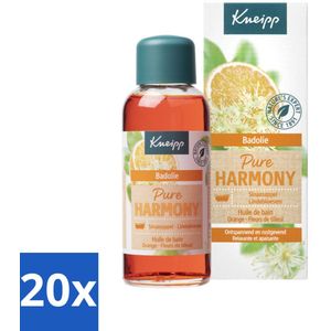 20 x Kneipp - Badolie - Oranje lindebloesem - 100 ml - Badolie - Ontspanning - Natuurlijke Oliën - Stressverlichting - Rustgevend Bad