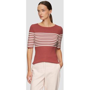 Trui - Knitwear - Gestreept - Ronde Hals - Slanke Pasvorm