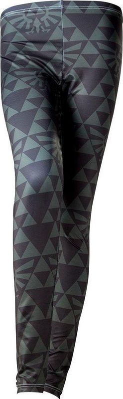 Zelda - Hyrule Legging - Groen en Zwart - Polyester Spandex