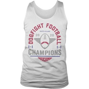 Top Gun Maverick Dogfight Tank Top White-L