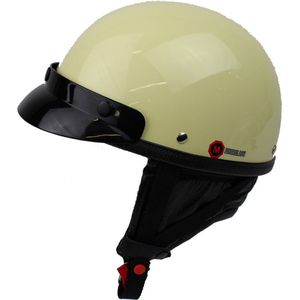 Redbike RB-520 pothelm ivoor wit | retro helm | maat S