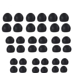 Siliconen oorkussens Geschikt voor in-ear hoofdtelefoons van 4,5-6 mm, 3 maten, 18 paar