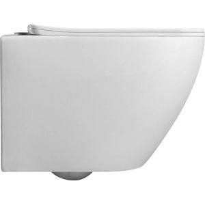 Hangend Toilet - Glans Wit | GRATIS softclose zitting | Randloos & compact model