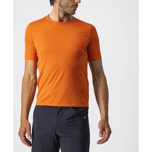 Castelli TECH 2 T-shirt Orange Rust - Mannen - maat XL