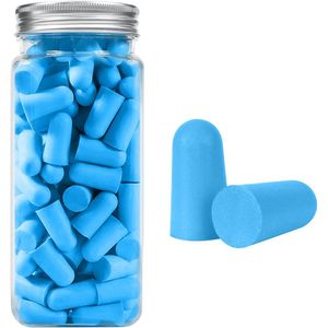 TTLUOKER® Premium Oordopjes voor Slaap - 60 Paren Ultra Zacht Schuim | 32dB Geluidsreductie | Geschikt voor Slapen, Werken, Reizen & Schieten (Blauw) - Hypoallergeen & Comfortabel