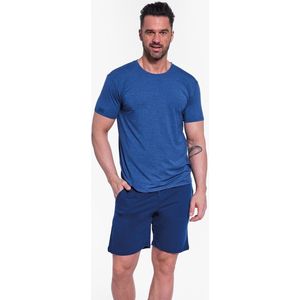 Cornette Katoenen Pyjama Heren Volwassenen Korte Mouw Korte Broek Shortama Michael 925/177 S