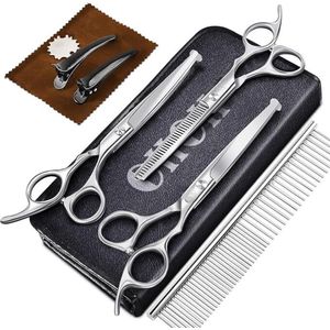 Kappersscharen - 7.5 Inch - Roestvrijstalen Honden Schaar - Zilver