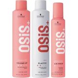 Schwarzkopf - OSiS+ Elastic Volume Set Trio - 2x300+200ml - Haarspray