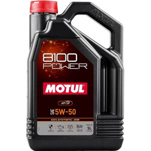 MOTUL - 8100 POWER - Motorolie - 5W-50 - Volledig Synthetisch - 5 Liter