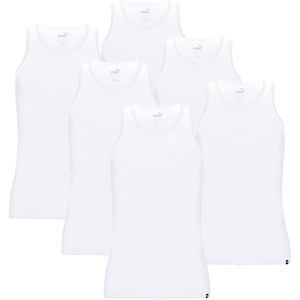 Set van 6 Puma Basic Tank Top Heren herenondershirt met ronde hals