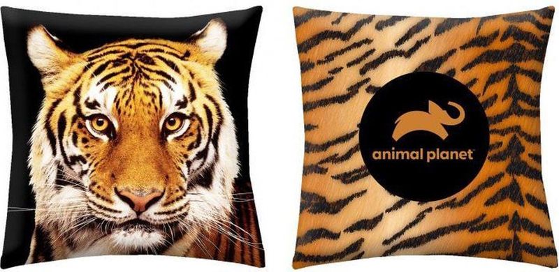 Animal Planet Kussen Tijger - 40 x 40 cm - Polyester