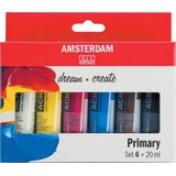 Amsterdam Standard Series acrylverf primaire set | 6 × 20 ml