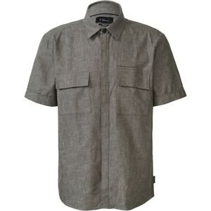 s.Oliver - Hemd - Regular Fit - Katoen-Linnenmix - Korte Mouwen