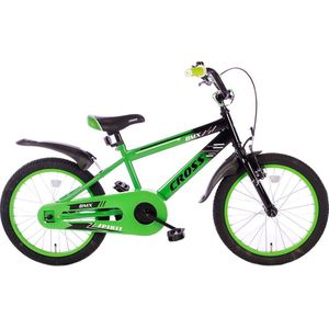 Spirit BMX Cross Jongensfiets groen 18 Inch