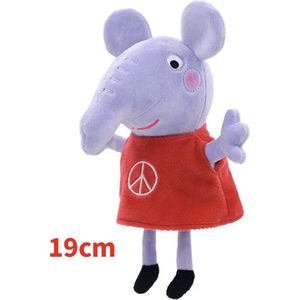 Knuffel van Peppa Pig - Peppa Big - Olivia olifant - 19 cm