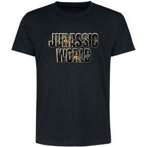 Jurassic Park Jurassic World - Forest Raptor Attack Heren T-shirt - zwart - XL
