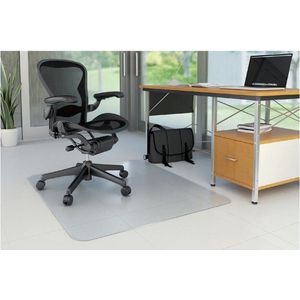 Rillstab vloerbeschermer harde vloeren - 120x 180 cm - bureaustoelmat - polyarbonaat – transparant - bureau accessoires