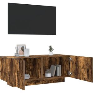 vidaXL Tv-meubel 100x35x40 cm gerookt eiken