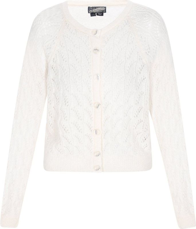 DreiMaster - Vintage - Gebreid Vest - Wolwit