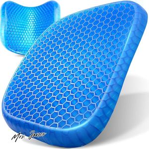 Mrs. Jones Zitkussen ergonomisch zitcomfort voor bureaustoel auto dik gelkussen - Retoo Gel Comfort .