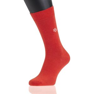 Owen Smith 2-pack - Herensokken oranje - maat 43-46