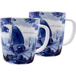 Mok Molen - Delfts blauw - Keramiek - Heinen Delfts Blauw