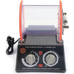 Vevor Polijstmachine - Sieraden - Roterende tumbler - Tumbler - Roterend - 60W - 3 KG - Instelbare tijd en snelheid