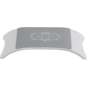 Nail Hand Pad - Nageltafel Pad - Bureau Pad - Siliconen Nagel Handrail - Nageltools Salon Oefen Hand Pad Kussen - Kunstontwerp Professionele Manicure (Wit)