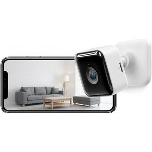 White-Label® Hondencamera - Huisdiercamera - Babyfoon met Camera en App - Baby Monitor - Full HD - Wit