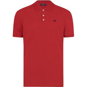 Jimmy Sanders - Polo Shirt - Rood - Korte Mouw - Katoenen Pique
