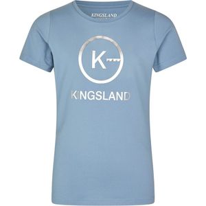 Kingsland - T-Shirt - Hellen - Kids - Blue Faded Denim - 158-164